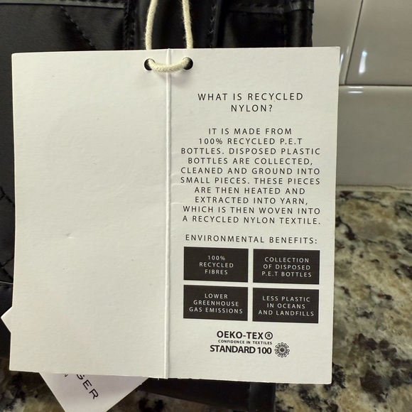 Kurt Geiger Black Nylon Mini Bag - Picture 3 of 10